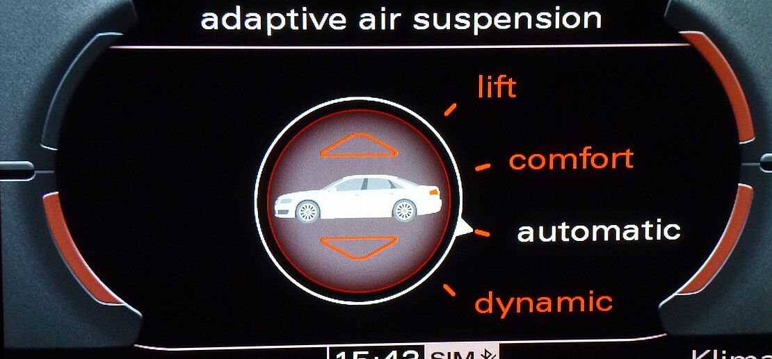 Beim Reifenwechsel – Luftfederung prüfen