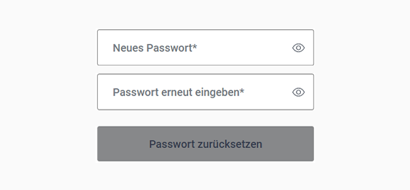 Passwort zurücksetzen